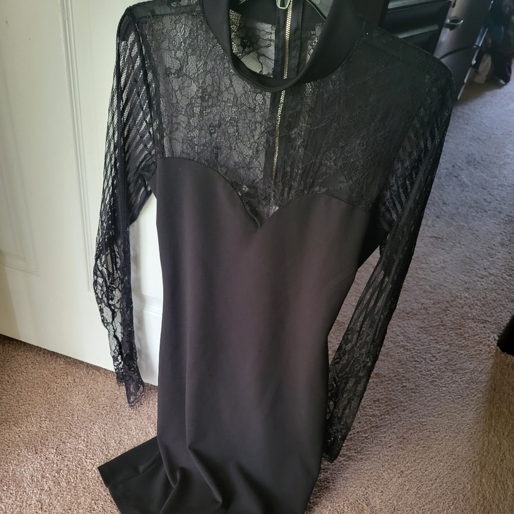 Sexy black dress